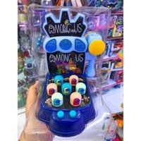 [Ảnh thật] Đồ chơi Máy đập chuột mini Among Us dùng pin