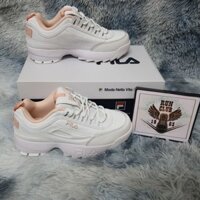 [Ảnh thật] giầy thể thao Fila hồng phản quang thời trang nữ x   : " : # L