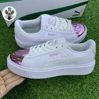 [Ảnh thật] giầy thể thao Puma trắng mũi đồng thời trang nữ x - HỔ TRỢ ĐỔI TRẢ TRONG 7 NGÀY