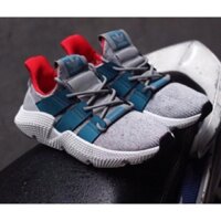 (Ảnh thật )Giày thể thao sneaker Prophere xám xanh gót đỏ nam nữ  - HỔ TRỢ ĐỔI TRẢ TRONG 7 NGÀY