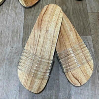 [Ảnh thật] Guốc gỗ nam nữ quai gân, trơn_ Guốc mộc truyền thống mặc áo dài khăn đóng bà ba yếm Việt phục chụp ảnh