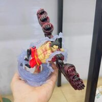 (ẢNH THẬT) (HÀNG SẴN) Mô Hình OnePiece Luffy gear 4 6 đấm - Cao 20cm - nặng 500gram - Figure OnePiece - Có Hộp Đồ Chơi