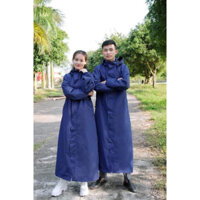 [ẢNH THẬT - HÀNG THẬT] Áo mưa Măng Tô cao cấp, 2 lớp cho cả nam và nữ, Chống thấm