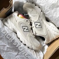 ẢNH THẬT-HÀNG THẬT  Giày sneaker NB 530SH trắng sữa đế cao dành cho nữ