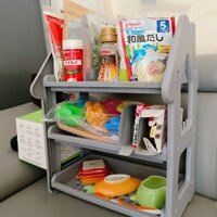 [Ảnh Thật] KỆ NHỰA 3 TẦNG HÌNH NGÔI NHÀ