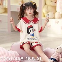 [Ảnh thật] Mã 31074 Bộ Đồ Mặc Nhà Bộ Pyjama Đồ Ngủ Hình Bạch Tuyết Dễ Thương Ngộ Ngĩnh Đáng Yêu