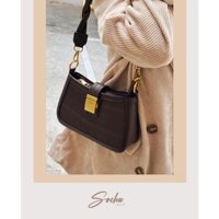 ẢNH THẬT - MS 02 TÚI CHỮ NHẬT KHÓA VÀNG [SOCHU.BAG]