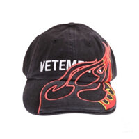 [ẢNH THẬT] Mũ Lưỡi Trai VETEMENTS Flame Logo- Cap VETEMENTS Flame Logo Baseball  Hat 2023 / Nón VETEMENTS đẹp 2023