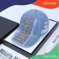 [Ảnh thật] Mũ Nón Jean Bụi DIESEL Nón Ông Địa Cao Cấp Chất Liệu Dày Dặn Khóa Đồng Dây Da Chắc Chắn Đầy Đủ Tem Mác