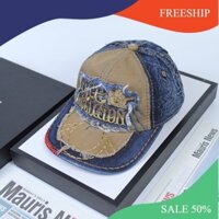 [Ảnh thật] Mũ Nón Ông Địa True Religion Nón Kết Jean Bụi Cao Cấp Chất Liệu Dày Dặn Khóa Đồng Dây Da Đầy Đủ Tem Mác