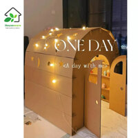 [Ảnh thật] Nhà bìa giấy Carton cho bé - NHÀ GIẤY - NHÀ BẰNG BÌA CARTON - MÓN QUÀ TUYỆT VỜI CHO TUỔI THƠ CỦA BÉ YÊU