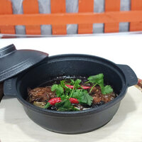 [Ảnh thật] Nồi gang kho quẹt 12cm l 14cm l 16cm chống dính Vạn Lợi