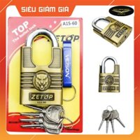 [Ảnh Thật] Ổ Khóa Chống Cắt Chống Trộm Zetop Mã (A15-60) - 4 Chìa Đài Loan Chính Hãng, Chất Liệu Hợp Kim Cao Cấp Bền Bỉ
