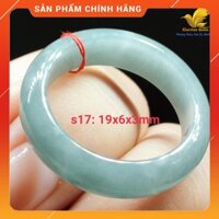 [ẢNH THẬT] PHONG THUY NHẪN NGOC NI 19MM CAM_THACH_ JADEITE LOẠI A KHONG_XU_LY (17-24)