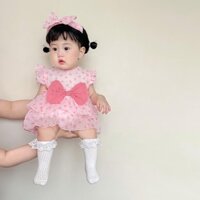 [Ảnh Thật] Quần Áo Body Cho Bé Gái SiRi Baby Màu Hồng Hoa Thời Công Chúa Liền Quần Phù Hợp Với Mùa Hè Siêu Dễ Thương