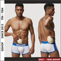 [ẢNH THẬT] QUẦN ĐỘN MÔNG NAM VÀ ĐỘN DV NAM 2 TRONG 1 KIỂU BOXER QSHOP QN27