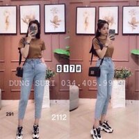 (Ảnh thật) quẦn jean lưng thun