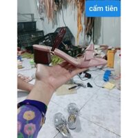 [ảnh thật] sandal nữ phối màu nơ 5 phân