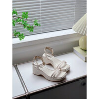 [Ảnh thật] Sandals đế xuồng quai mảnh - Bunny Shoes (M691)