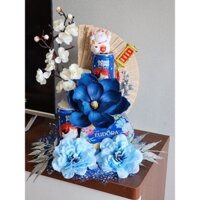 (ảnh thật) Sét Phụ Kiện Tháp Nước Mộc Lan Vip kèm quạt ,đế , làm Tháp bánh ngày Tết Mẫu Mới