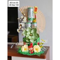 (ảnh thật) Sét Phụ Kiện Tháp Nước Mộc Lan Vip kèm quạt ,đế , làm Tháp bánh ngày Tết Mẫu Mới