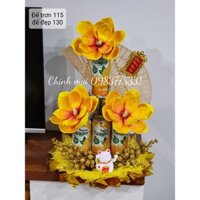 (ảnh thật) Sét Phụ Kiện Tháp Nước Mộc Lan Vip kèm quạt ,đế , làm Tháp bánh ngày Tết Mẫu Mới