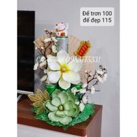 (ảnh thật) Sét Phụ Kiện Tháp Nước Mộc Lan Vip kèm quạt ,đế , làm Tháp bánh ngày Tết Mẫu Mới