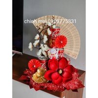 (ảnh thật) Sét Phụ Kiện Tháp Nước Mộc Lan Vip , Trang Trí , Tháp Bánh ngày Tết Mẫu Mới