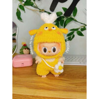 (Ảnh thật) Set quần áo Labubu gà con đáng yêu HandMade