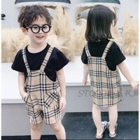 [ẢNH THẬT] SET YẾM BBR ÁO THUN HÀNG QC BÉ TRAI BÉ GÁI, BỘ QUẦN YẾM XUÂN HÈ LỬNG CHO BÉ
