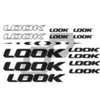(Ảnh thật) Tem decal dán khung xe đạp Fixed Gear chữ LOOK bộ 4 chữ để custom trang trí khung