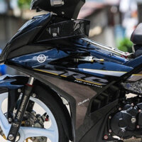 [Ảnh thật] Tem Rời Xe Exciter 150 đen mẫu RC xám vàng chuẩn form xe dễ dán - không bay maù