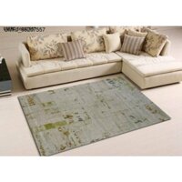 💫ẢNH THẬT💫 Thảm lông xù lót sàn phòng khách Họa tiết đơn giản màu be trung tính UMRI_56207557