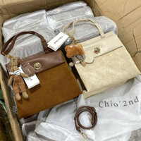 [ẢNH THẬT] Túi xách nữ kiểu dáng balo khóa xoay chắc chắn chất da mềm form chuẩn NEW TREND (Size 28)