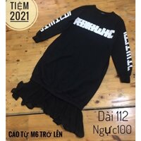 [Ảnh Thật] Váy nỉ hàng 2hand chân váy phối voan đuôi cá mã VH58