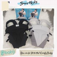 [ẢNH THẬT + VIDEO] Địu em bé cao cấp 3 tư thế đỡ cổ sơ sinh Comfybaby CF-BK010 bảo hành 12 tháng