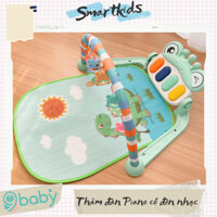 [ẢNH THẬT + VIDEO] Thảm nhạc cho bé nằm chơi Piano mẫu ếch xanh - Thảm 2 lớp nhiều chế độ nhạc