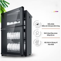 (Ảnh thật ,video) Tủ sấy bát gia đình 2 tầng KS-980A dung tích 98 lít - tủ sấy bát đĩa cao cấp