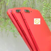 (Ảnh thật) Vỏ cạnh vuông thay thế dành cho ip 7plus màu đỏ mới