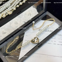 (ảnh thật) vòng cổ cn nữ dây tầng da dễ đeo, choker nữ không han gỉ siêu hot