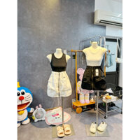 [Ảnh thật_anns1102] Chân váy khoá zip gió đũi 2 lớp quần bảo hộ dưới 65kg