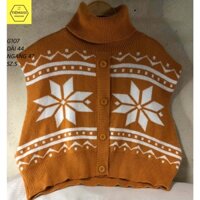 [ẢNH THẬT]G107 Áo gile len nam nữ cổ tim ulzzang hàng 2hand TIEM2021