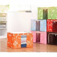 [ẢNH THẬT]Hộp đựng quần áo,chăn màn khung thép chữ nhật cao cấp