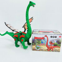 (Ảnh thật)Khủng long cổ dài đẻ trứng, biết đi,phát nhạc và vỗ cánh vui nhộn 666-2A