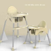 [Ảnh thật/Sẵn] Ghế ăn dặm cho bé, gấp gọn, di động, ghế ăn cho bé tại nhà, bàn ghế ăn đa năng, bàn
