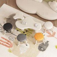 [Ảnh thật/Sẵn]  Ghế nhỏ có bánh xe, ghế thấp, ghế lăn, ghế tròn có bánh xe cho trẻ học đi, thay già