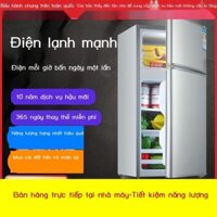 [Ảnh thật/Sẵn]  Haier làm mát bằng không khí tủ lạnh hai cửa không đóng băng tủ đông lạnh ký túc xá