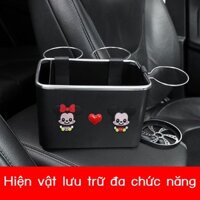 [Ảnh thật/Sẵn] Hộp đựng đồ đa năng trên ô tô, hộp đựng đồ treo, hộp đựng khăn giấy, giá đựng cốc nư
