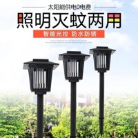 [Ảnh thật/Sẵn] Ngoài Trời Chống Nước Năng Lượng Mặt Trời Đèn Diệt Muỗi Sân Vườn Sạc Đèn Đuổi Muỗi Biệt Thự Ngoài Trời Bẫ