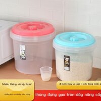 [Ảnh thật/Sẵn] Nhà bếp hộ gia đình thùng đựng gạo kín đa năng đựng gạo 5.0-15.0kg hộp bảo quản bột